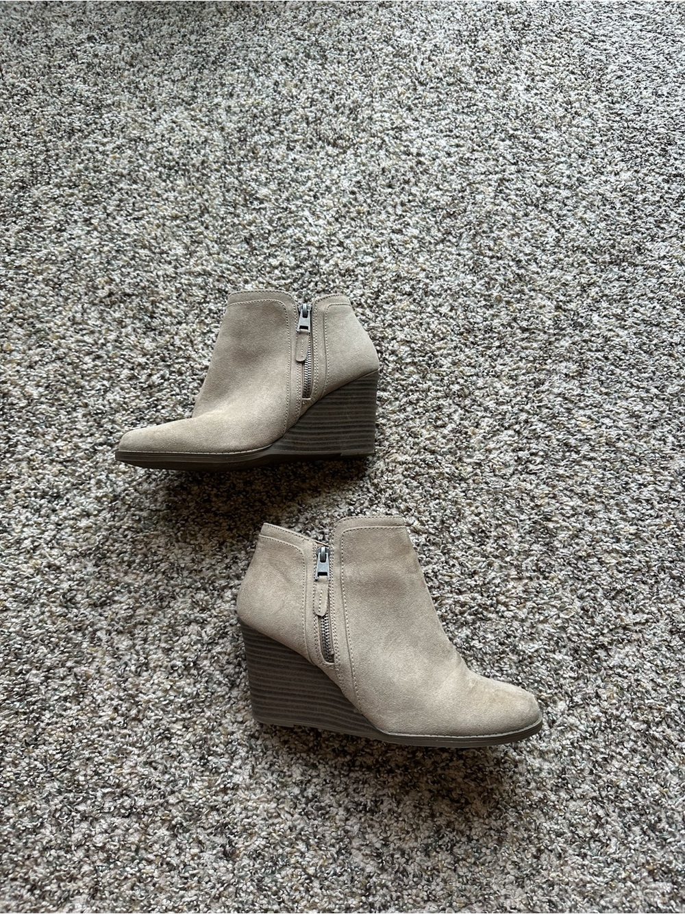 Time and Tru size 8 Wedge Booties